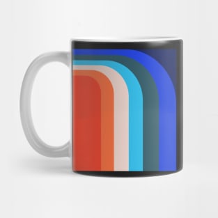 retro seventies abstract design Mug